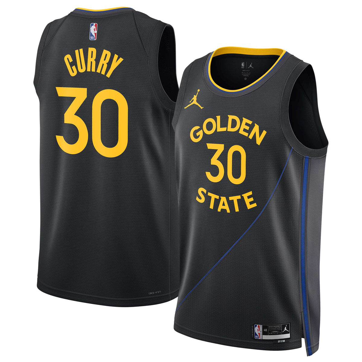 Golden State Warriors Brand Statement Edition Swingman Basketball Jersey- Stephen Curry- Unisex basketball fan jersey