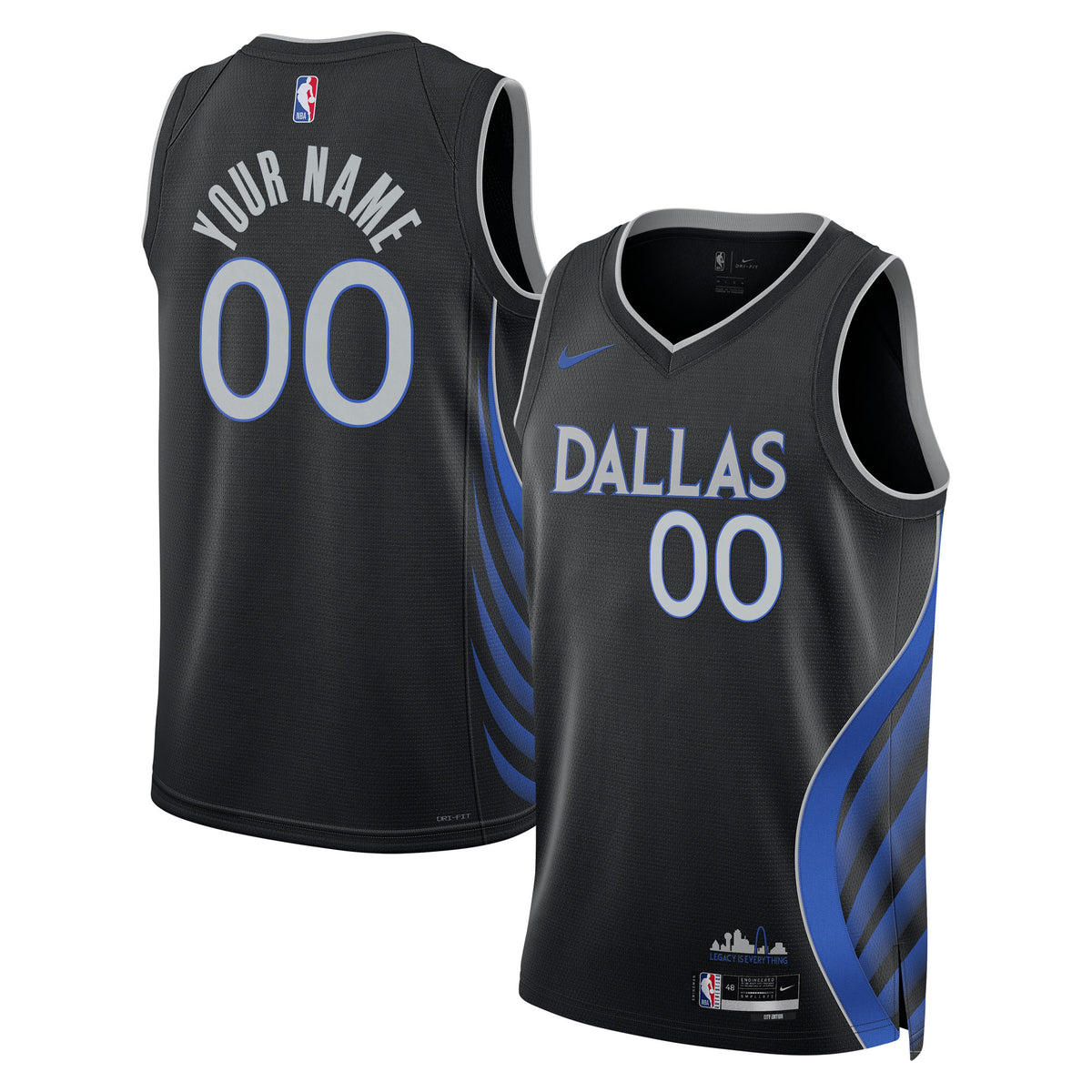 Dallas Mavericks 2025/26 City Edition Swingman Basketball Jersey- Custom- Unisex basketball fan jersey