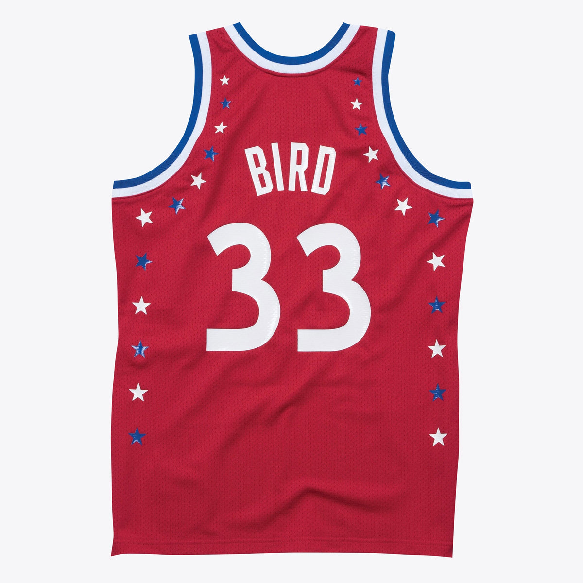 NBA All- Star East Larry Bird Authentic All- Star Basketball Jersey By- Scarlett basketball fan jersey