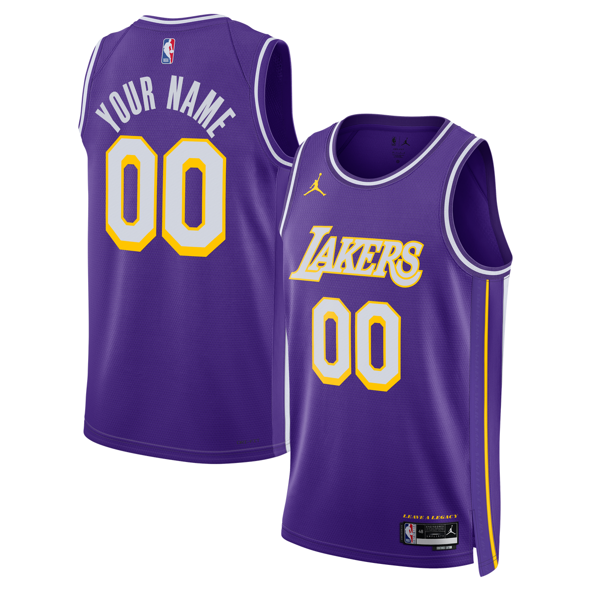 Los Angeles Lakers Statement Basketball Jersey- Custom- Unisex basketball fan jersey