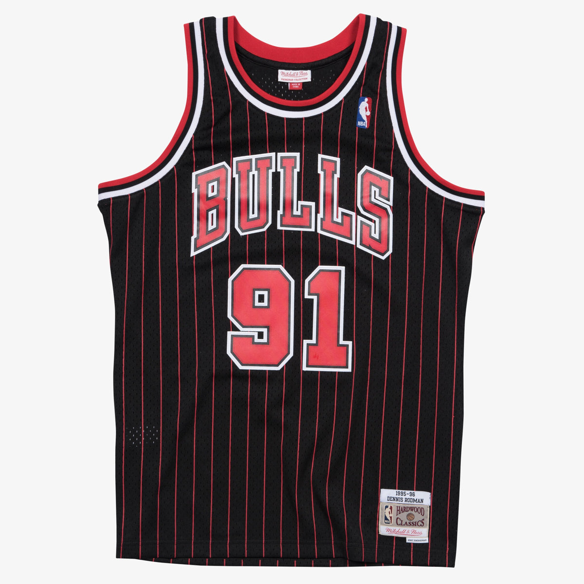 Chicago Bulls Swingman Basketball Jersey Alternate Dennis Rodman 1995- 96 basketball fan jersey
