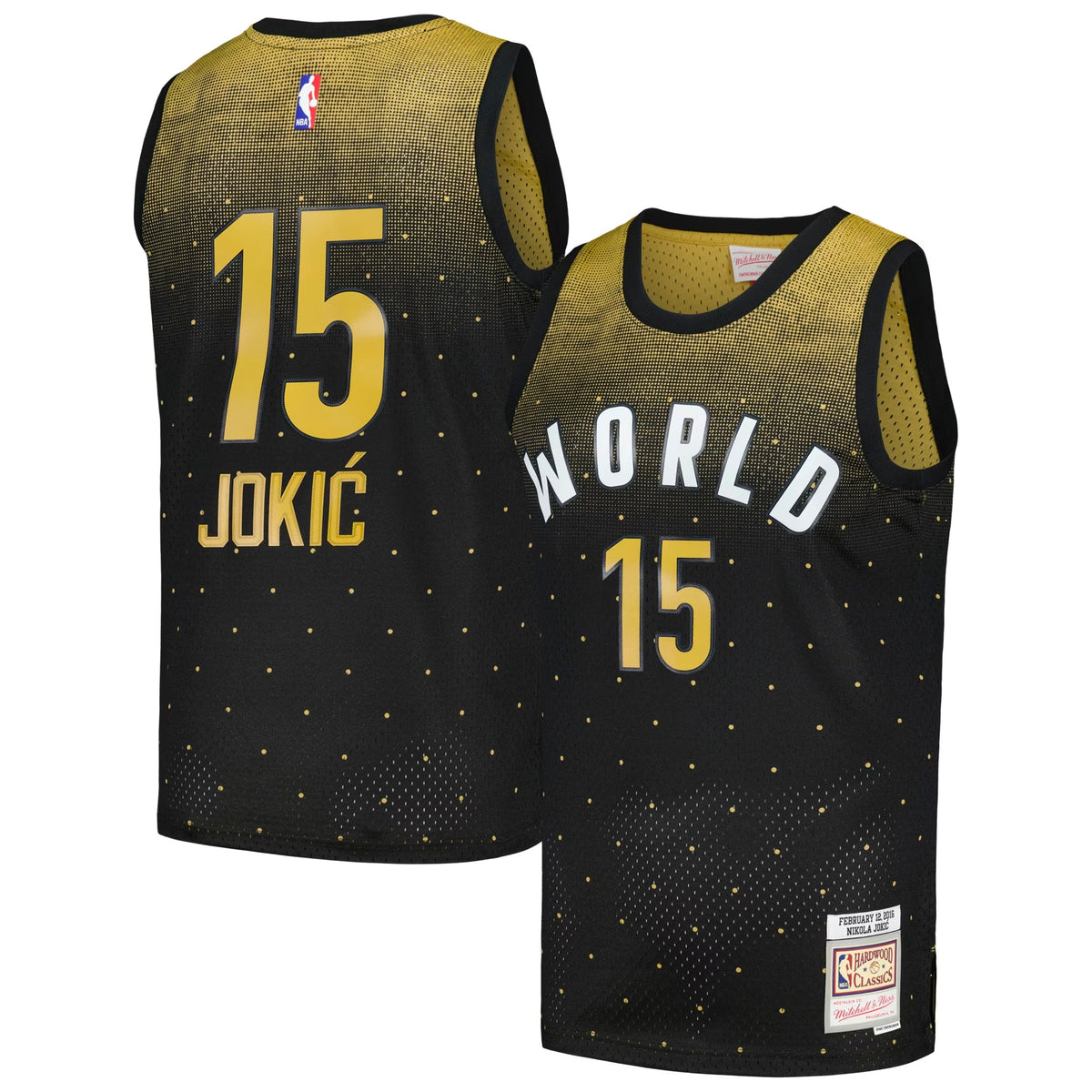 Nikola Jokic Black 2016 NBA Rising Stars Challenge Hardwood Classics Swingman Basketball Jersey basketball fan jersey