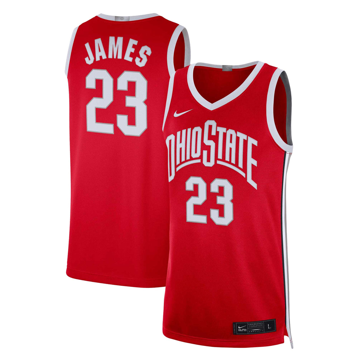 NCAA Ohio College Basketball Jersey- Lebron James basketball fan jersey