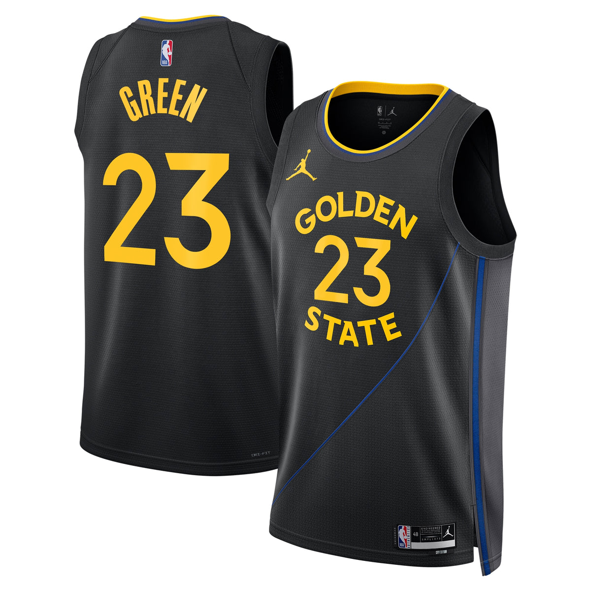 Golden State Warriors Brand 2024/25 Statement Edition Swingman Basketball Jersey- Black- Draymond Green- Unisex basketball fa