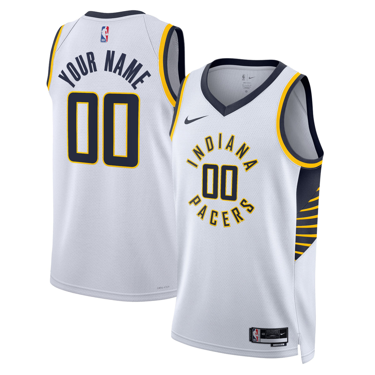 Indiana Pacers Association Swingman Basketball Jersey- Custom- Unisex basketball fan jersey
