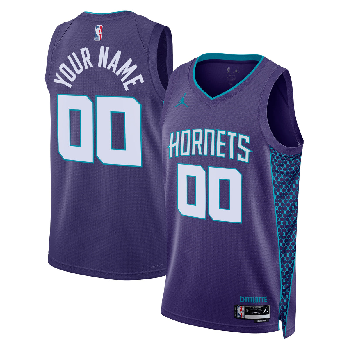 Charlotte Hornets Statement Edition Swingman Basketball Jersey- Custom- Unisex basketball fan jersey