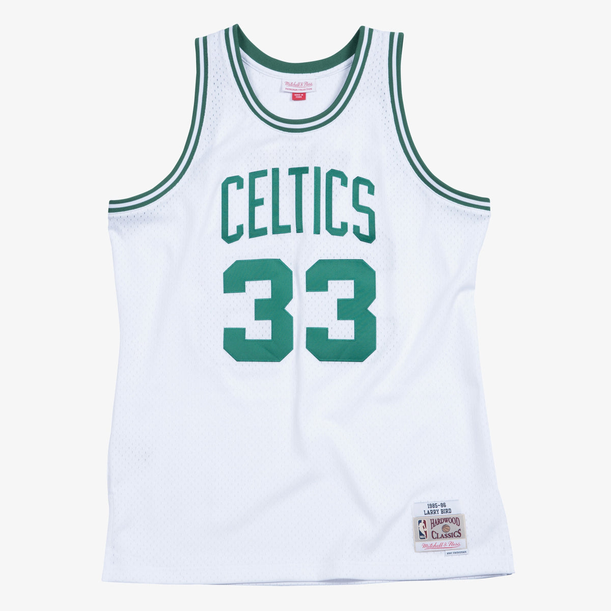 Boston Celtics Swingman Basketball Jersey Home Larry Bird 1985- 86 basketball fan jersey