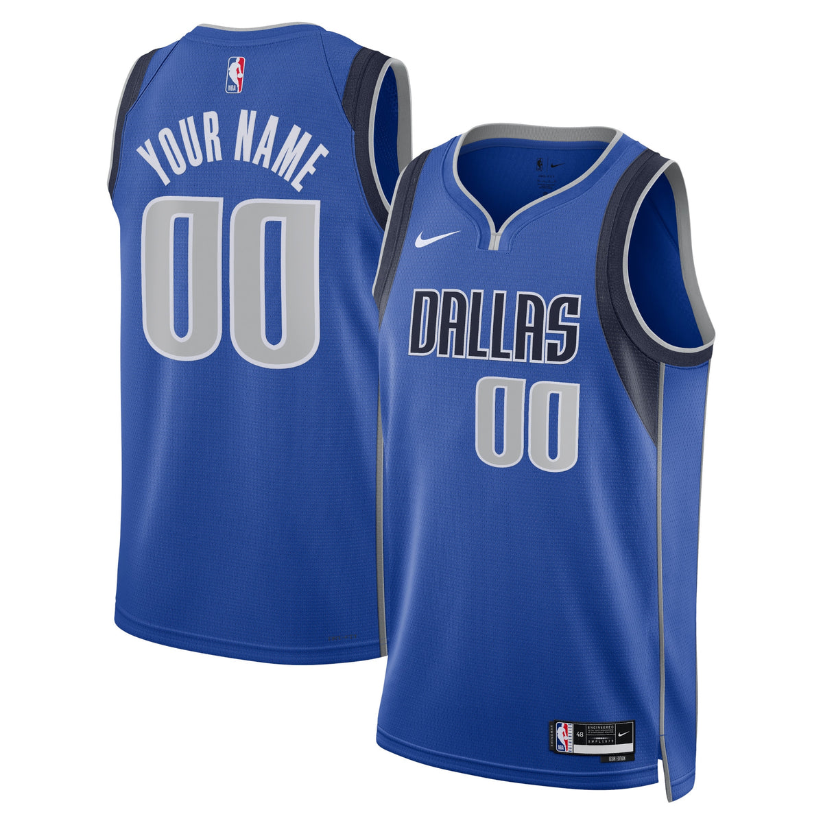 Dallas Mavericks Icon Swingman Basketball Jersey- Custom- Unisex basketball fan jersey