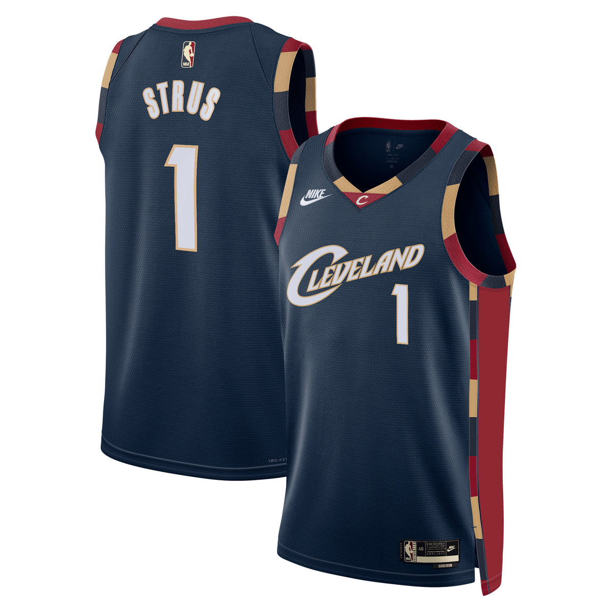 Cleveland Cavaliers Classic Edition Basketball Jersey- Navy- Max Strus- Unisex basketball fan jersey