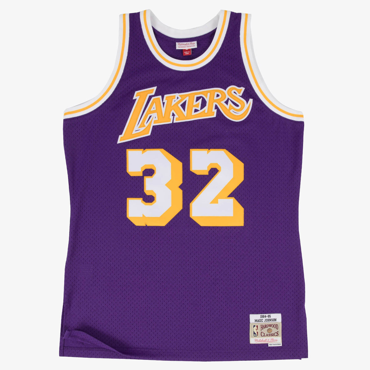 Los Angeles Lakers Swingman Basketball Jersey Road Magic Johnson 1984- 85 basketball fan jersey