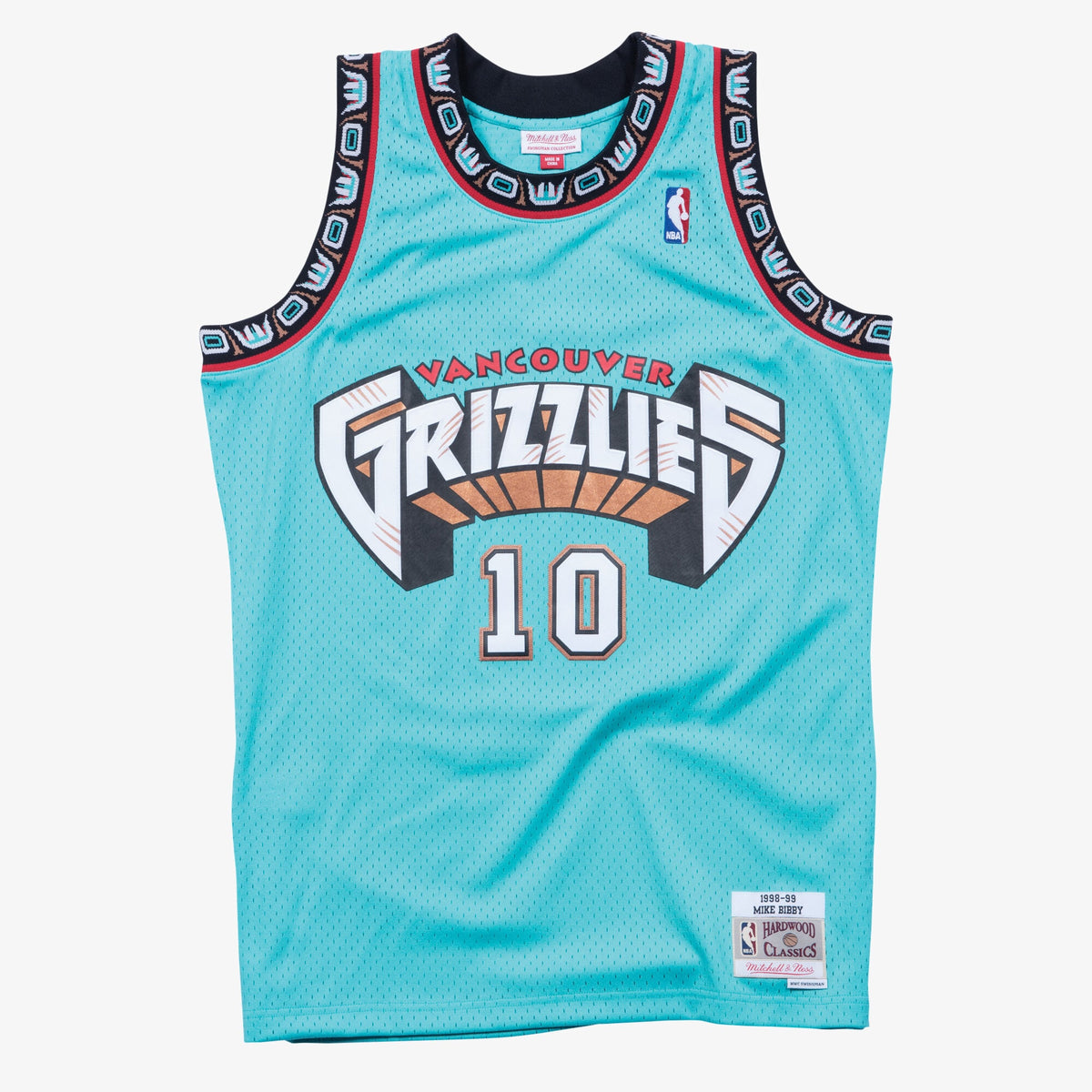 Vancouver Grizzlies Swingman Basketball Jersey Mike Bibby 1998- 89 basketball fan jersey