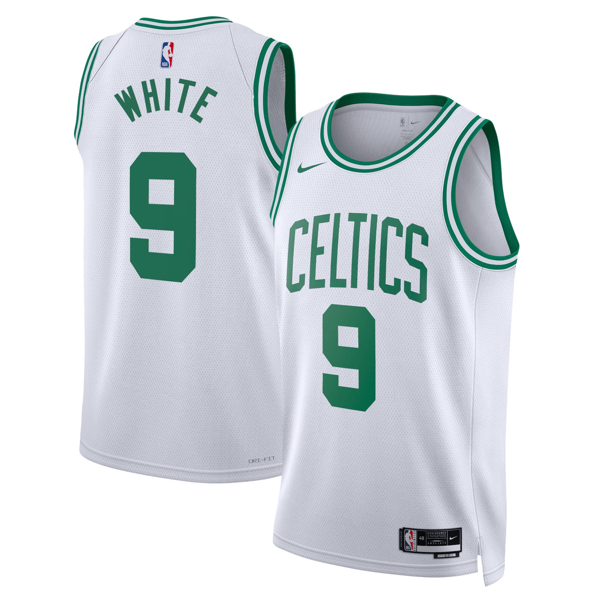 Boston Celtics Association Edition Swingman Basketball Jersey- White- Derrick White- Unisex basketball fan jersey