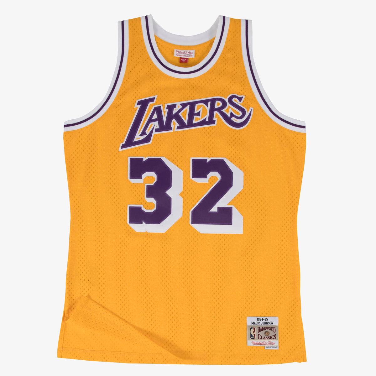 Los Angeles Lakers Swingman Basketball Jersey Magic Johnson 1984 basketball fan jersey
