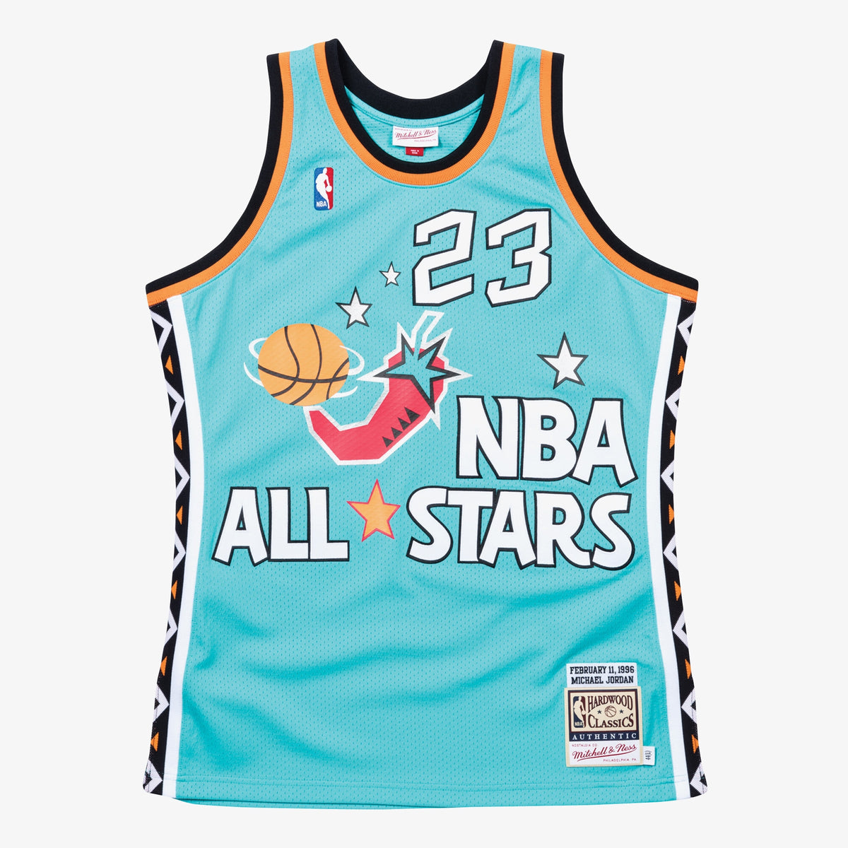 NBA All- Star East Authentic Basketball Jersey Michael 1996 basketball fan jersey