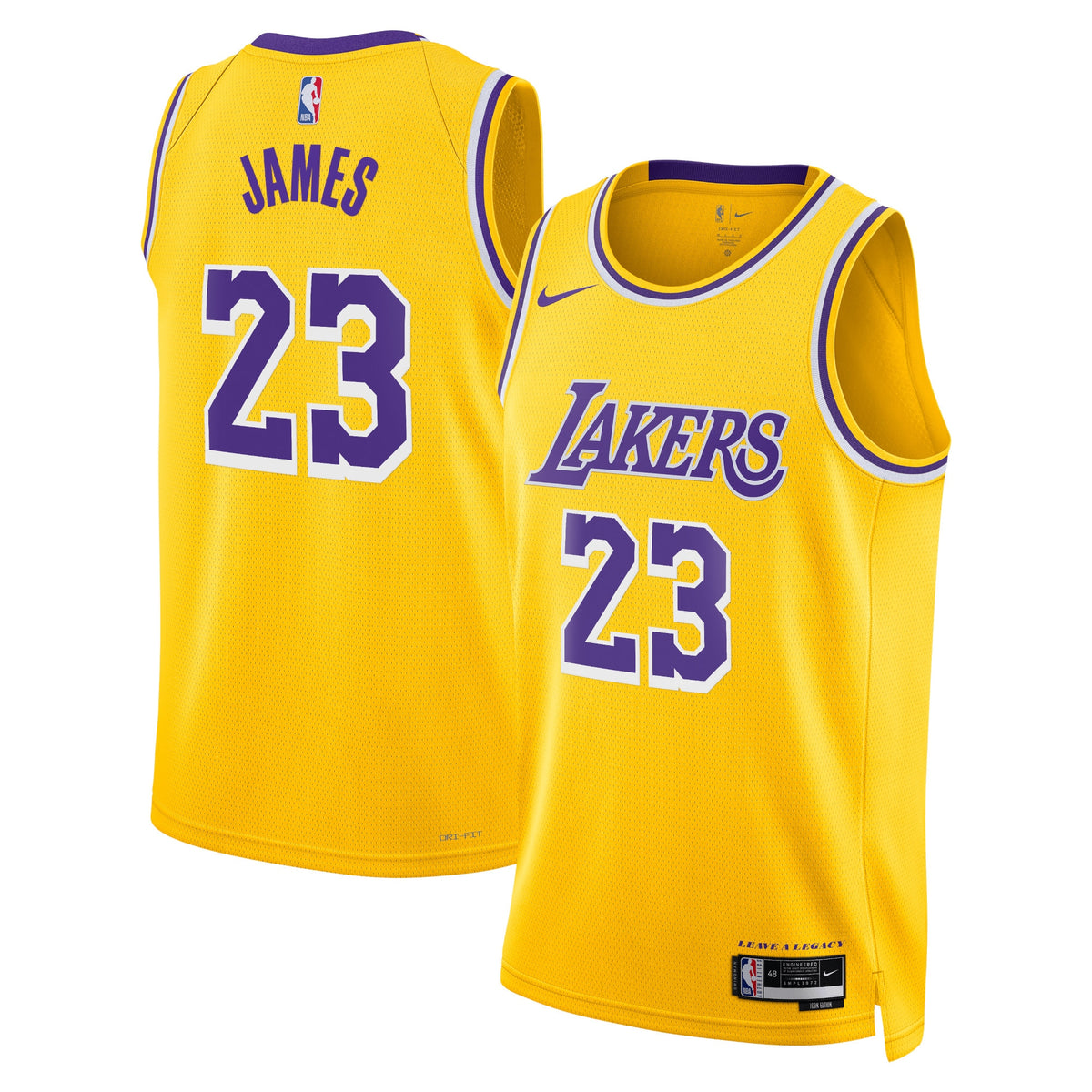 Los Angeles Lakers Icon Edition Swingman Basketball Jersey- Gold- Lebron James- Unisex basketball fan jersey