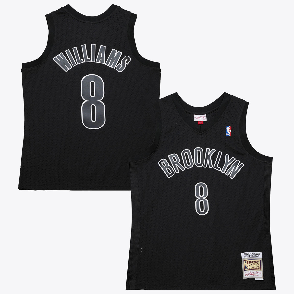 Brooklyn Nets Deron Williams 2012 Day Authentic Basketball Jersey- Black basketball fan jersey