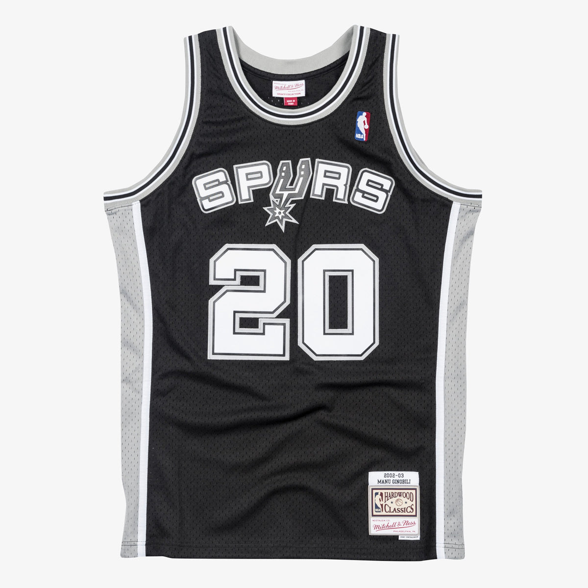 San Antonio Spurs Swingman Basketball Jersey Manu Ginobili 2002- 03 basketball fan jersey
