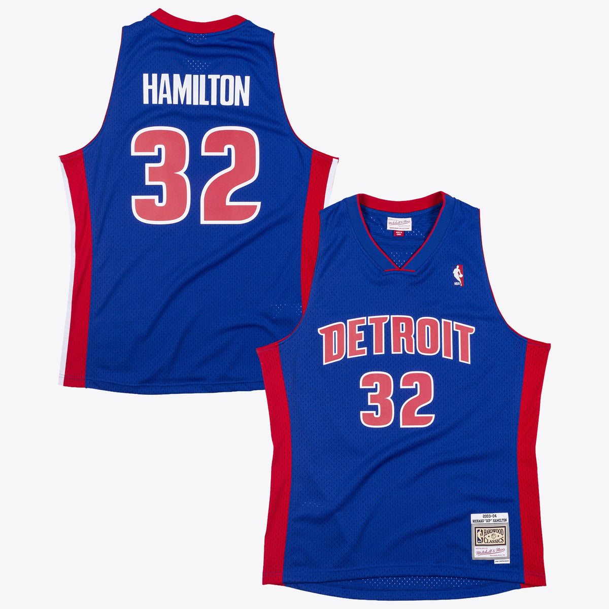 Detroit Pistons Richard Hamilton 2003 Swingman Authentic Basketball Jersey- Royal Blue basketball fan jersey