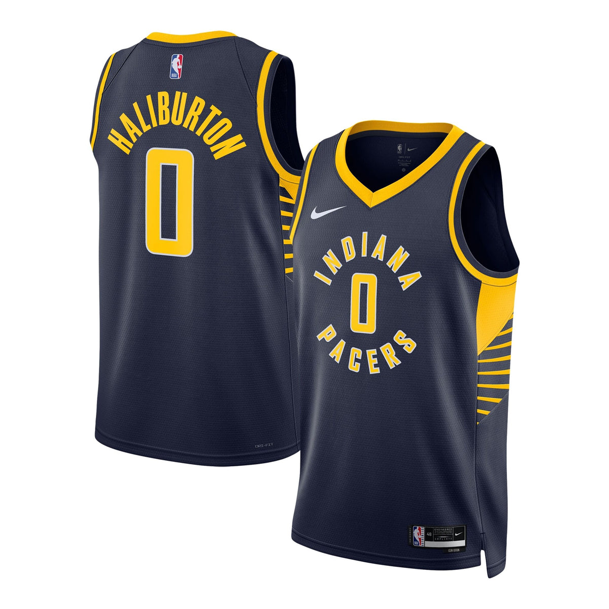 Indiana Pacers Icon Basketball Jersey- Haliburton 0- Unisex basketball fan jersey