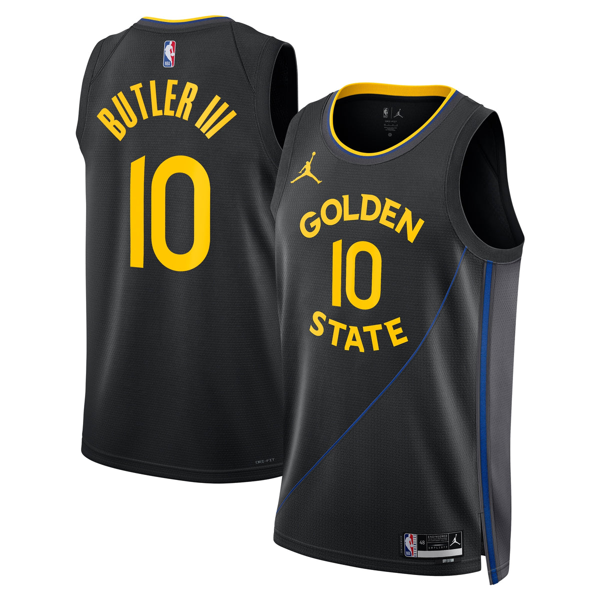 Golden State Warriors Brand 2024/25 Statement Edition Swingman Basketball Jersey- Black- Jimmy Butler III- Unisex basketball