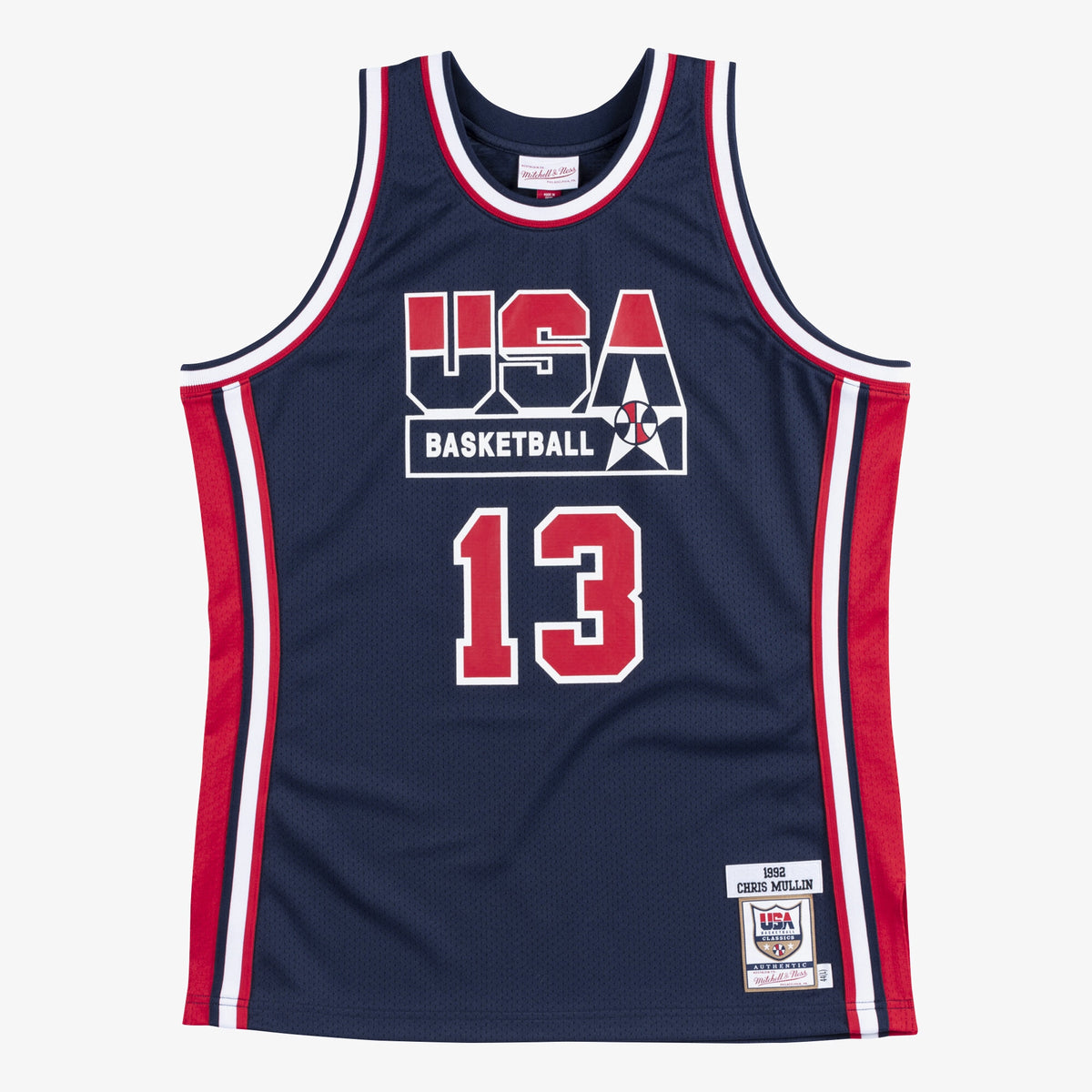 USA Basketball Authentic Basketball Jersey Chris Mullin 1992 basketball fan jersey
