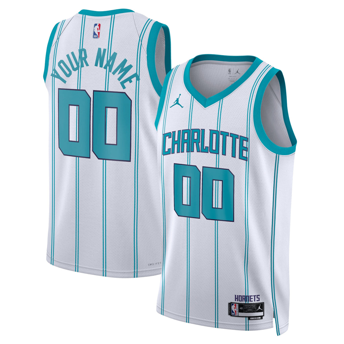 Charlotte Hornets Association Edition Swingman Basketball Jersey- Custom- Unisex basketball fan jersey