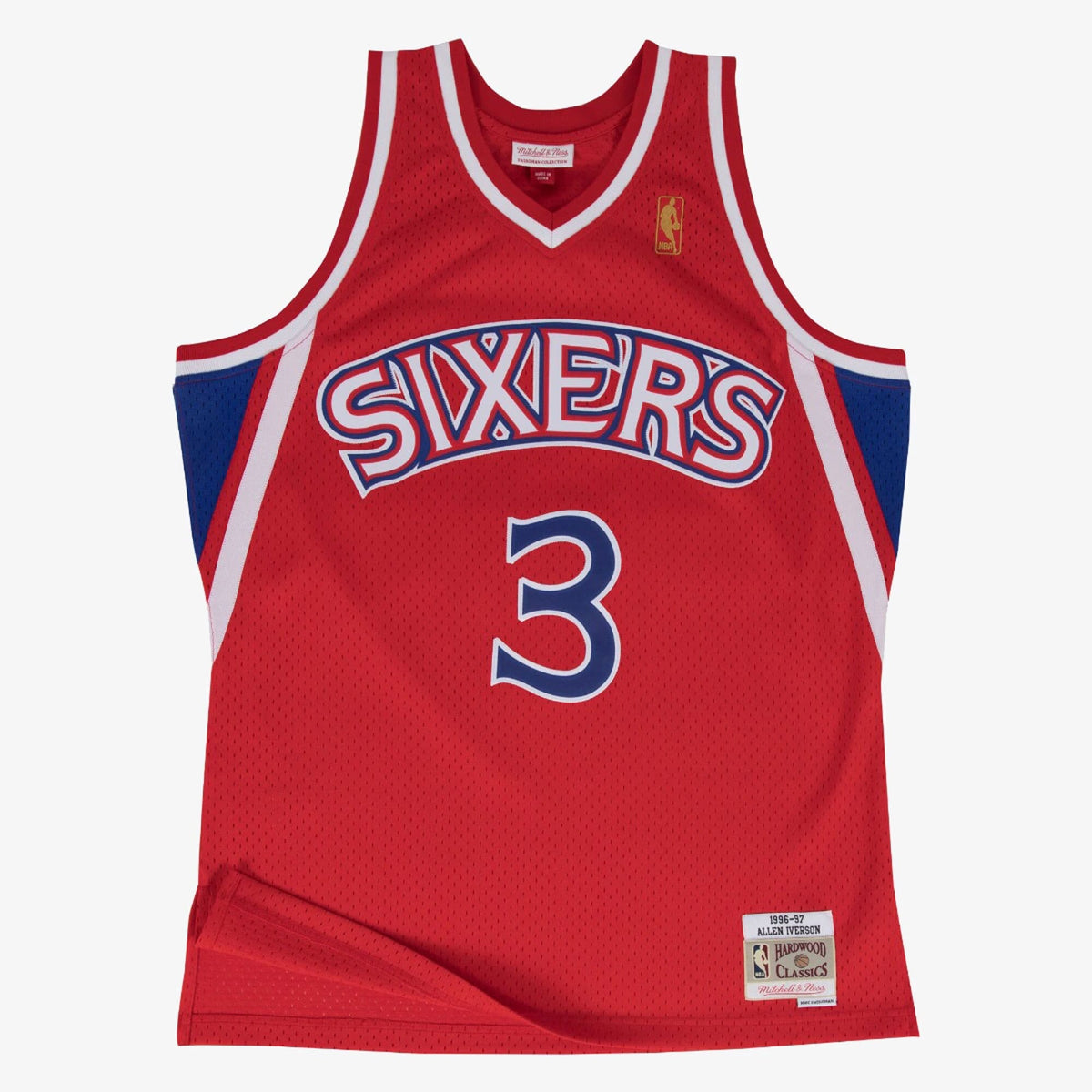 Philadelphia 76ers Swingman Basketball Jersey Road Allen Iverson 1996- 97 basketball fan jersey