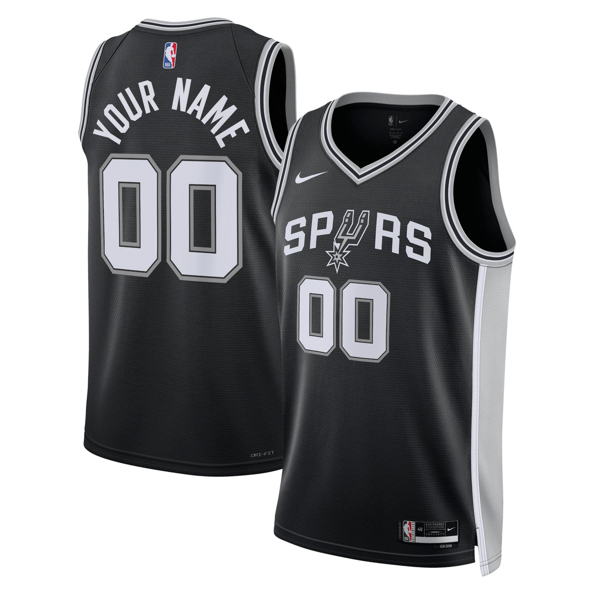 San Antonio Spurs Icon Swingman Basketball Jersey- Custom- Unisex basketball fan jersey