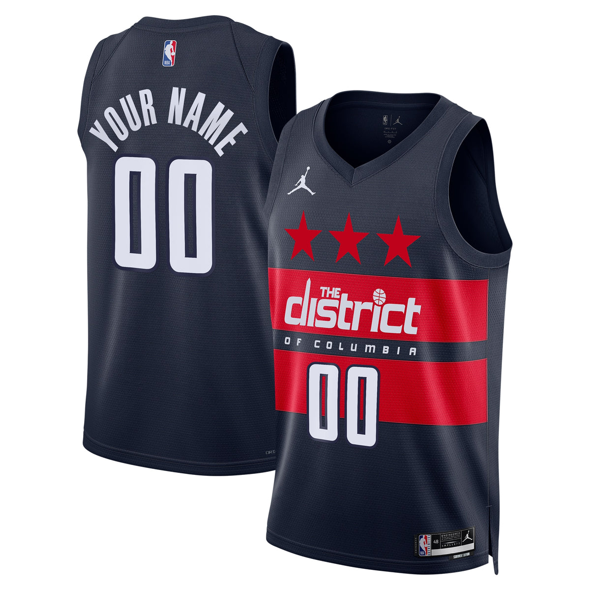 Washington Wizards NBA Statement Edition Swingman Basketball Jersey- Custom basketball fan jersey