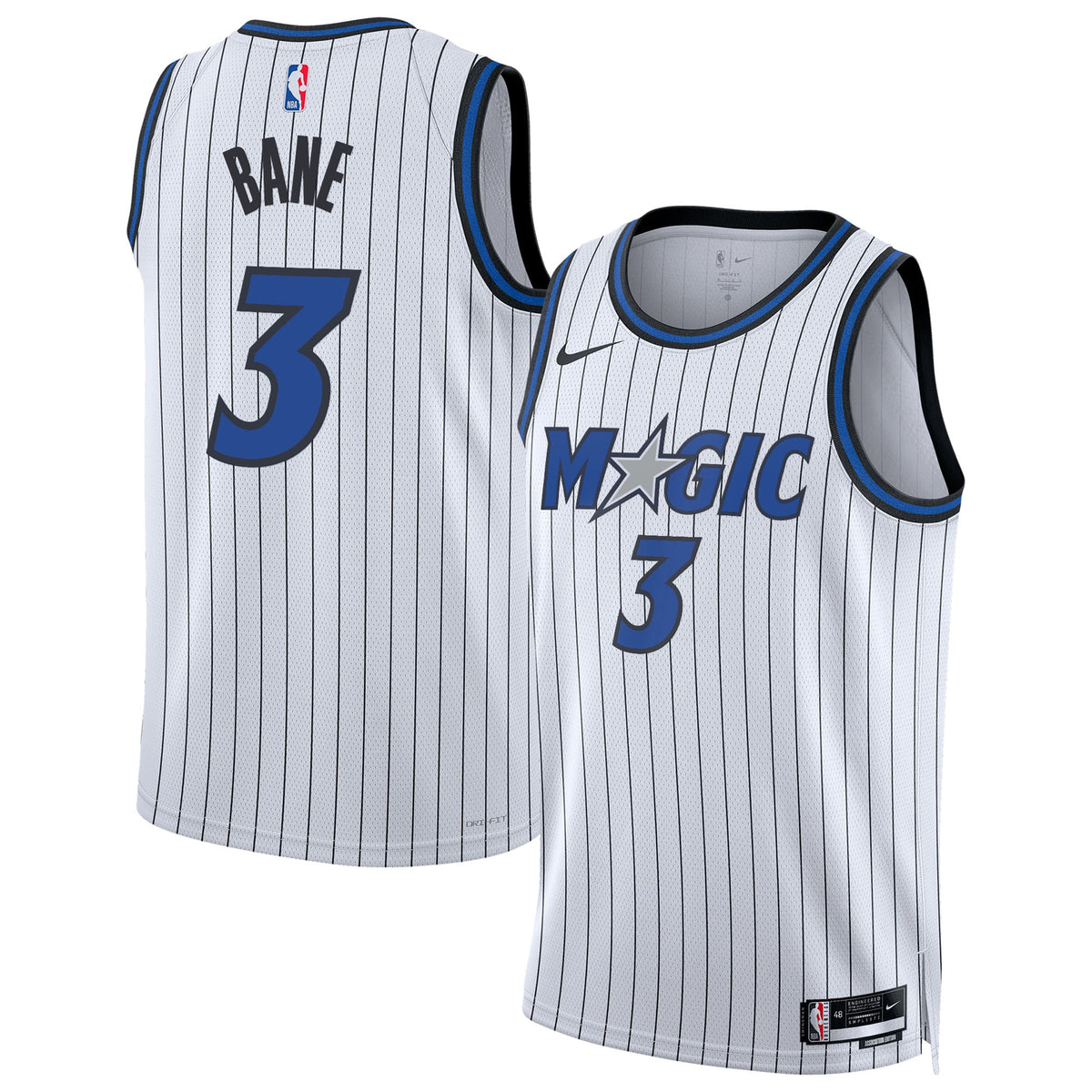 Orlando Magic Replica Association Edition Swingman Basketball Jersey- White- Desmond Bane- Unisex basketball fan jersey