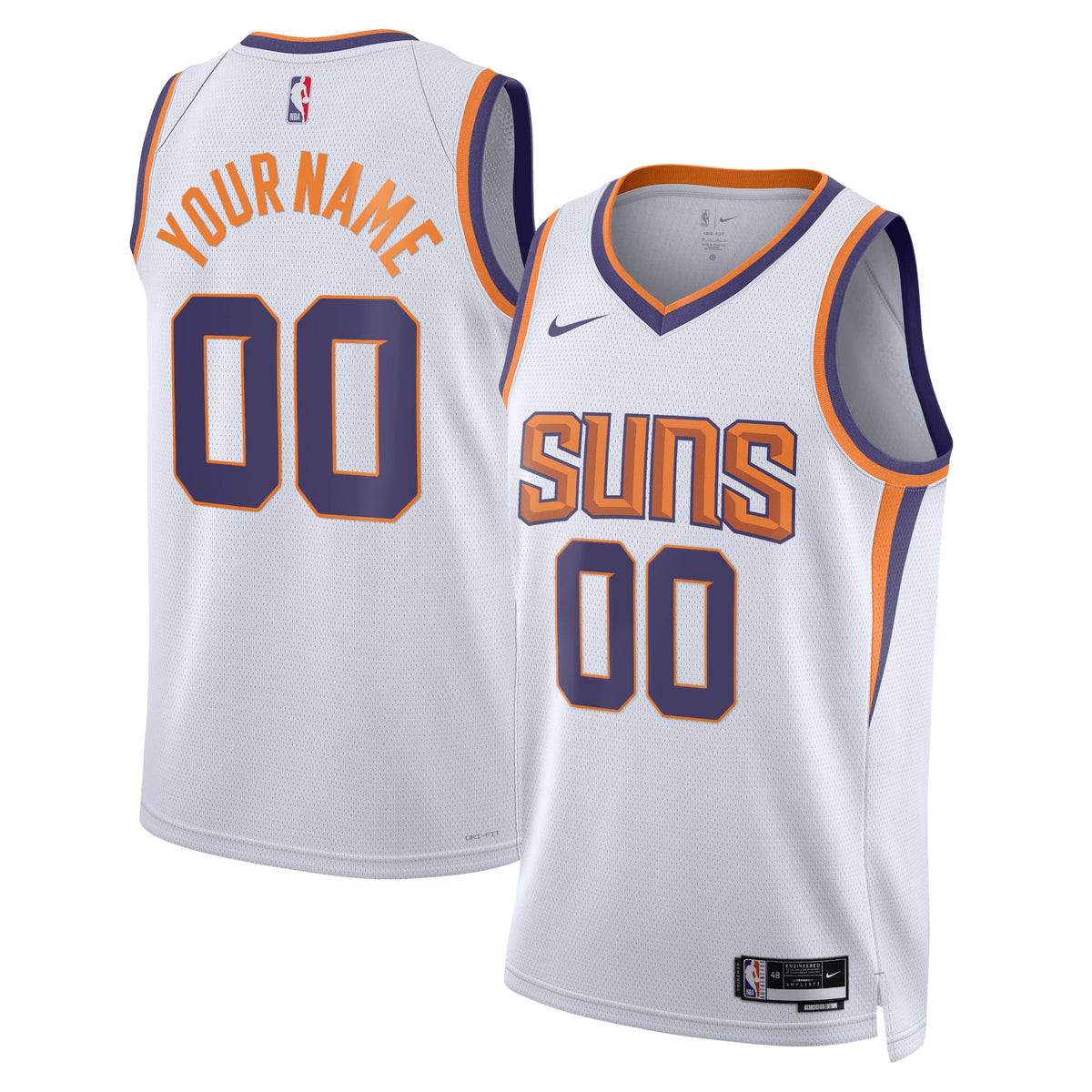 Phoenix Suns Association Swingman Basketball Jersey- Custom- Unisex basketball fan jersey