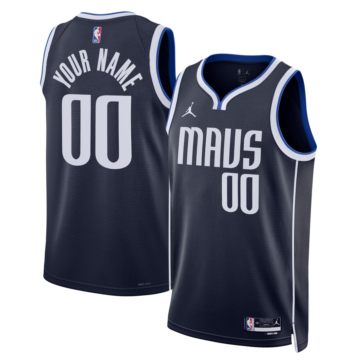 Dallas Mavericks Statement Swingman Basketball Jersey- Custom- Unisex basketball fan jersey