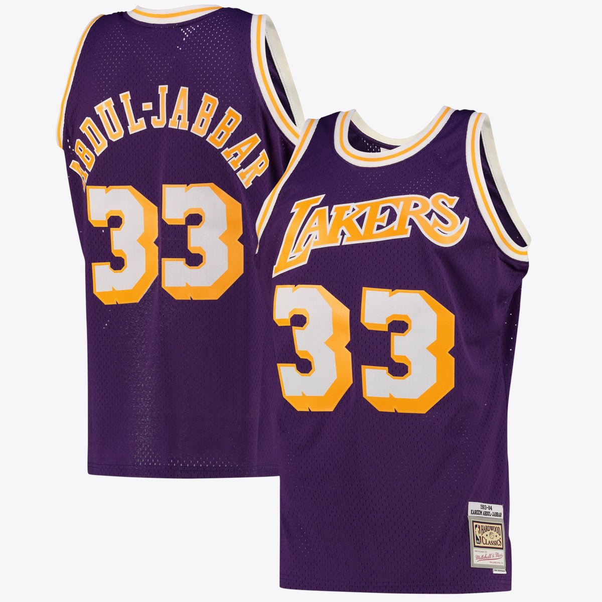 Los Angeles Lakers Kareem Abdul- Jabbar Alternate Swingman Basketball Jersey By- Purple basketball fan jersey