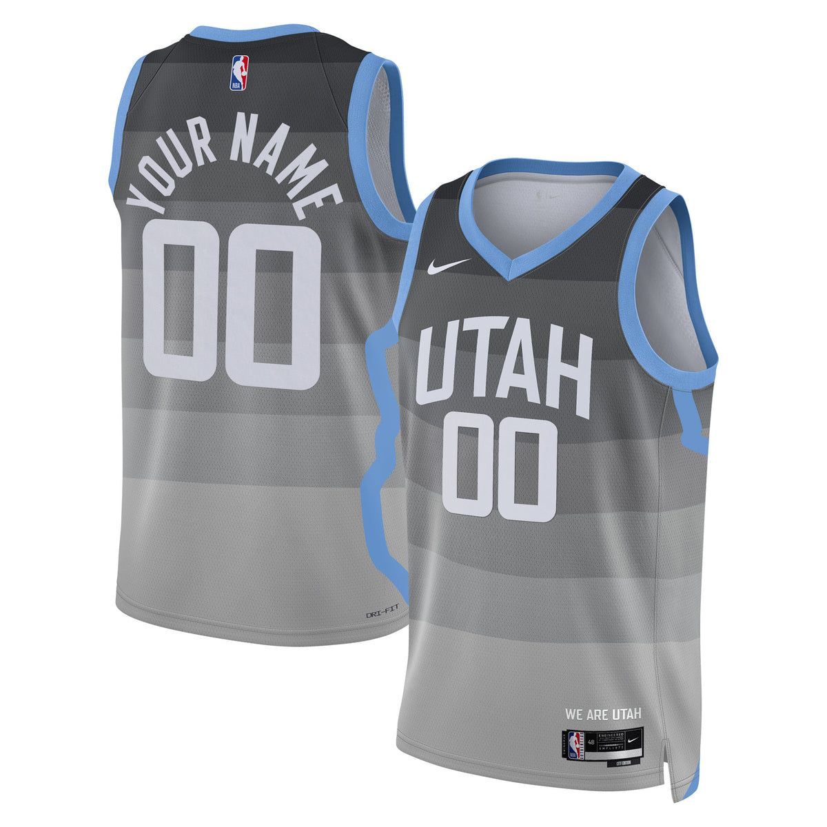 Utah Jazz 2025/26 City Edition Swingman Basketball Jersey- Custom- Unisex basketball fan jersey