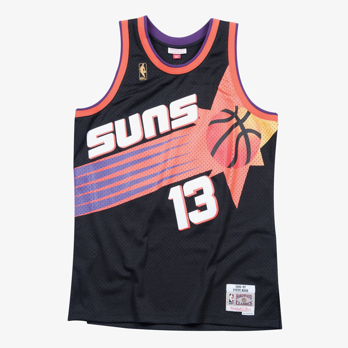 Phoenix Suns Swingman Basketball Jersey Alternate Steve Nash 1996- 97 basketball fan jersey