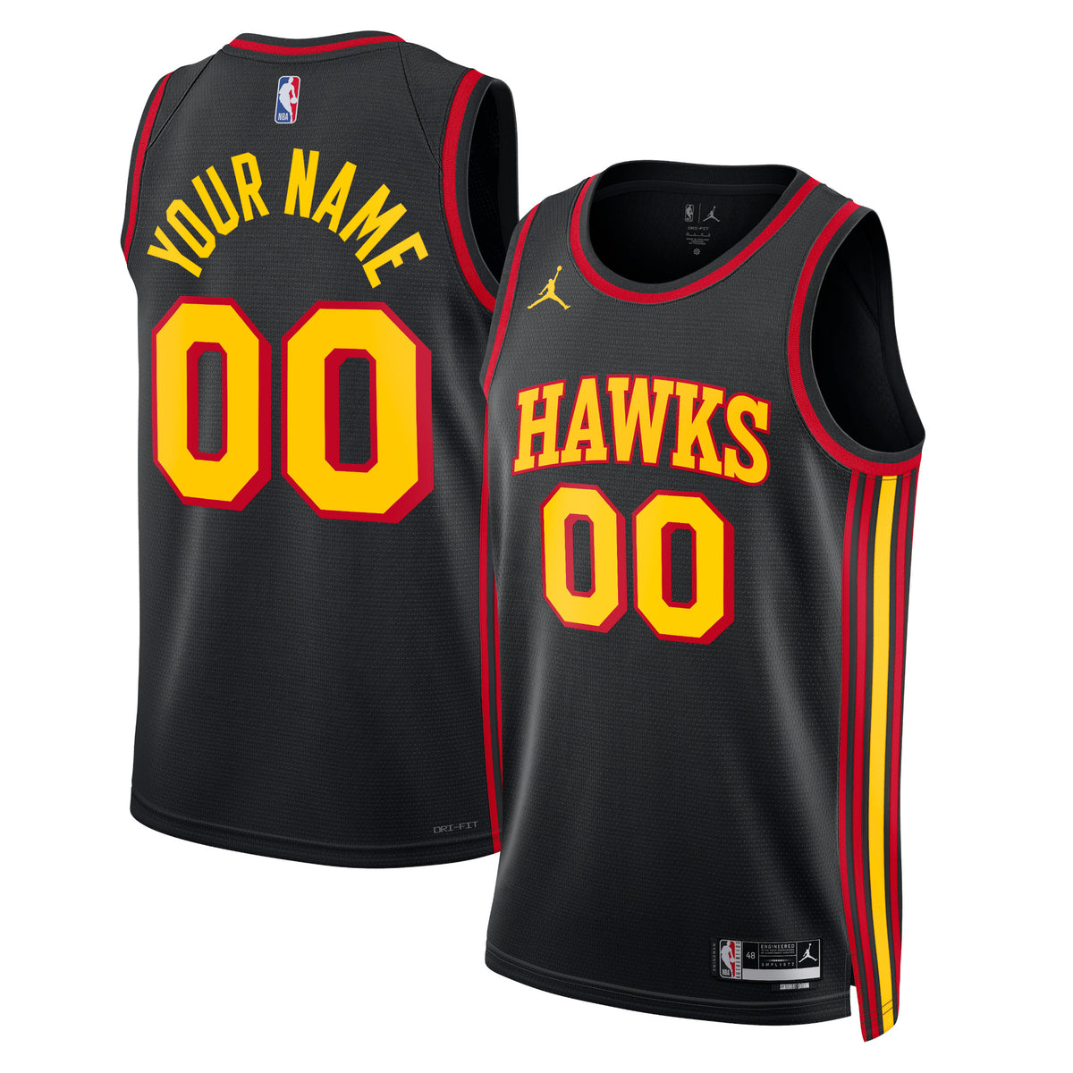 Atlanta Hawks Statement Swingman Basketball Jersey- Custom- Unisex basketball fan jersey