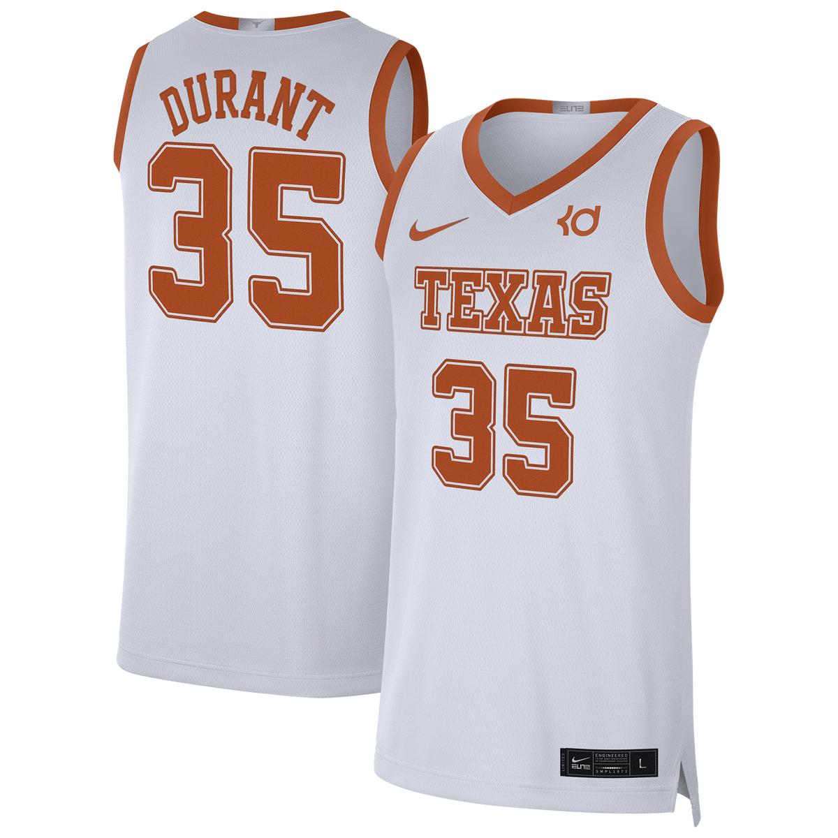 NCAA Texas Longhorns College Basketball Jersey- Kevin Durant basketball fan jersey
