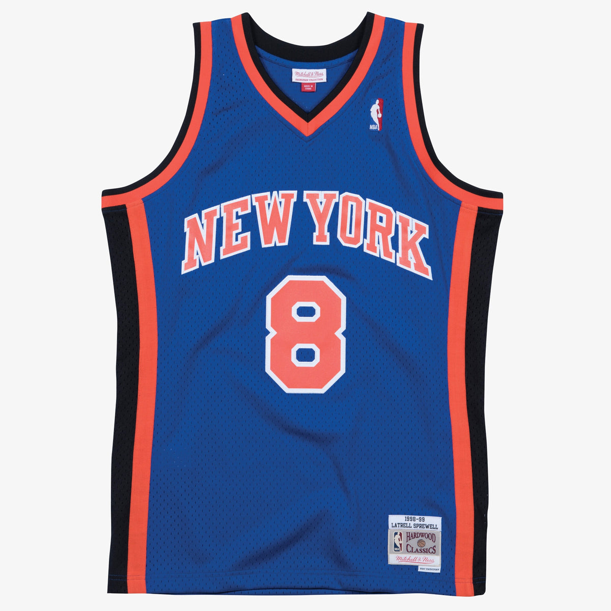 New York Knicks Swingman Basketball Jersey Road Latrell Sprewell 1998- 99 basketball fan jersey