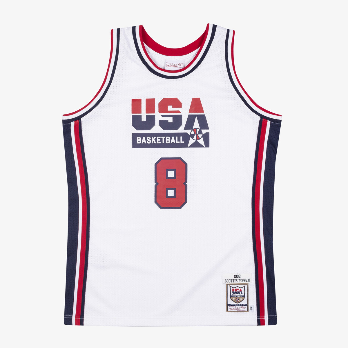 USA Basketball Authentic Basketball Jersey Scottie Pippen 1992 basketball fan jersey