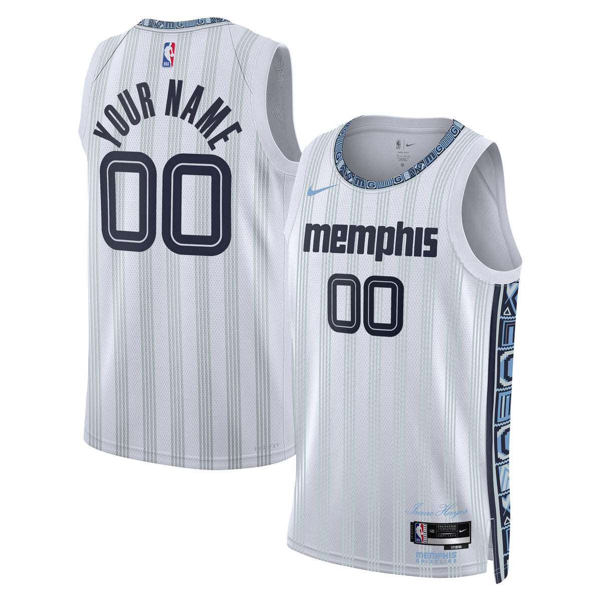 Memphis Grizzlies 2025/26 City Edition Swingman Basketball Jersey- Custom- Unisex basketball fan jersey