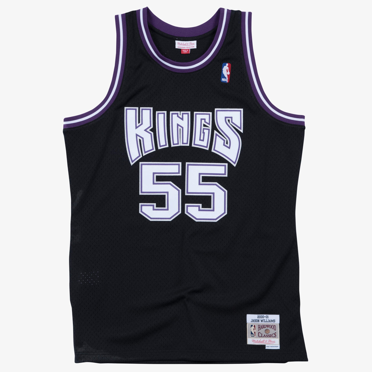 Sacramento Kings Swingman Basketball Jersey Road Jason Williams 2000- 01 basketball fan jersey