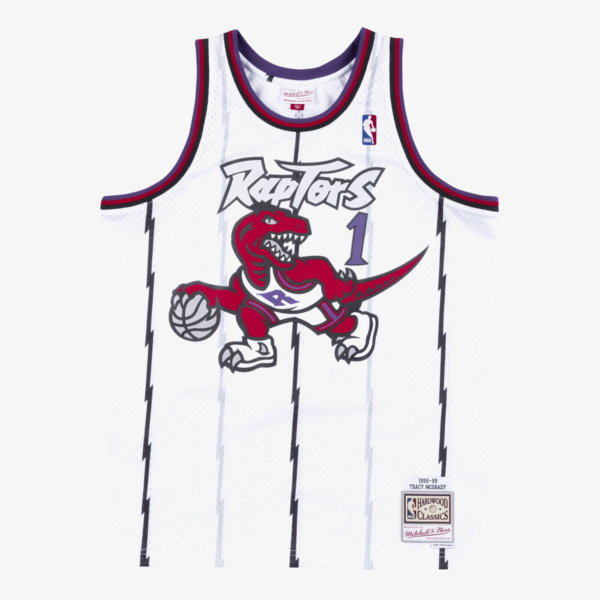 Toronto Raptors Swingman Basketball Jersey Tracy McGrady 1998- 99 basketball fan jersey