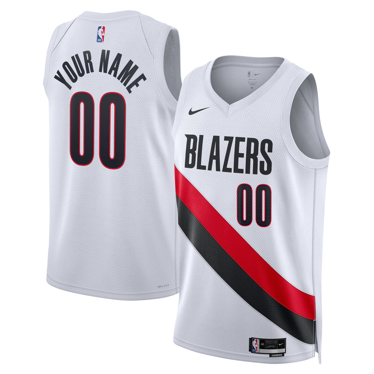 Portland Trail Blazers Replica Association Swingman Basketball Jersey- Unisex basketball fan jersey