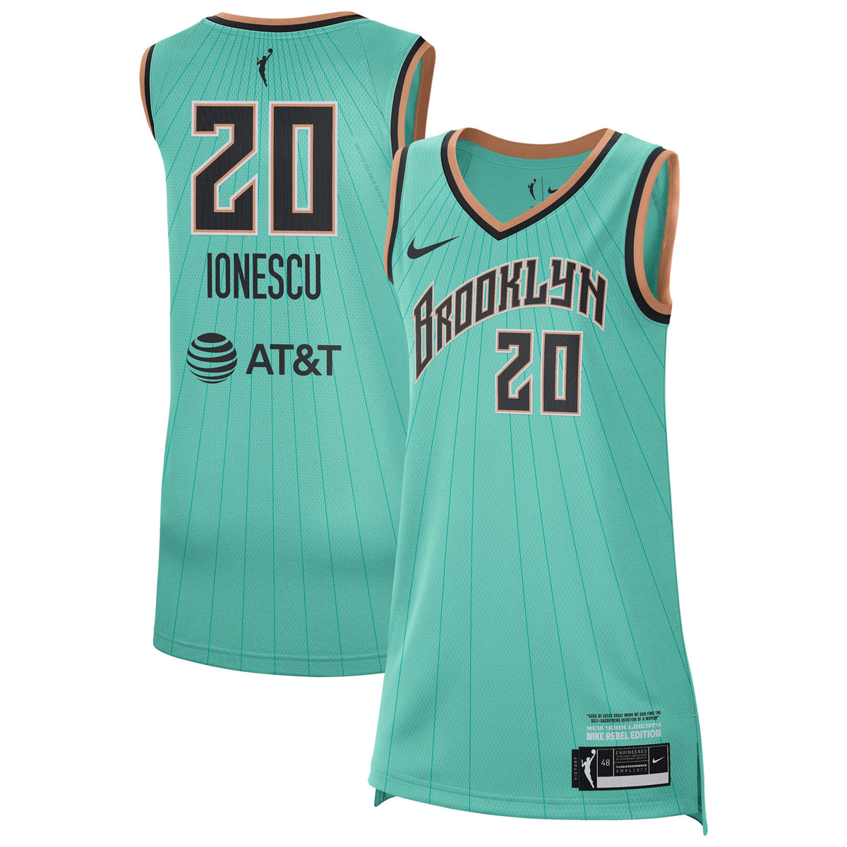 New York Liberty Rebel Basketball Jersey- Sabrina Ionescu- Unisex basketball fan jersey