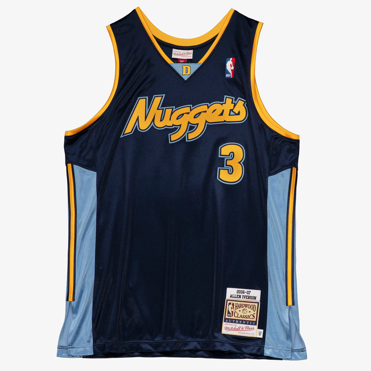 Denver Nuggets Authentic Basketball Jersey Allen Iverson 2006- 07 basketball fan jersey