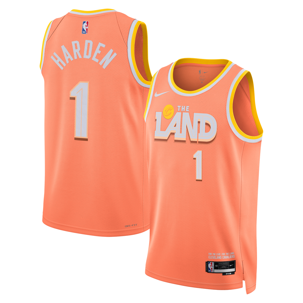 Cleveland Cavaliers 2025/26 City Edition Swingman Basketball Jersey- Custom- Unisex- James Harden basketball fan jersey