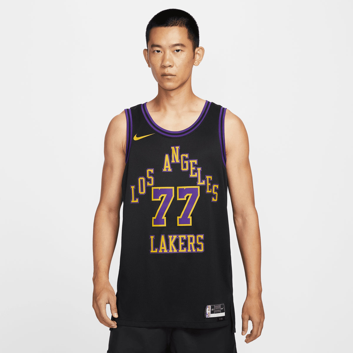 Los Angeles Lakers 2025 City Edition Basketball Jersey- Luka Dončić- Unisex basketball fan jersey