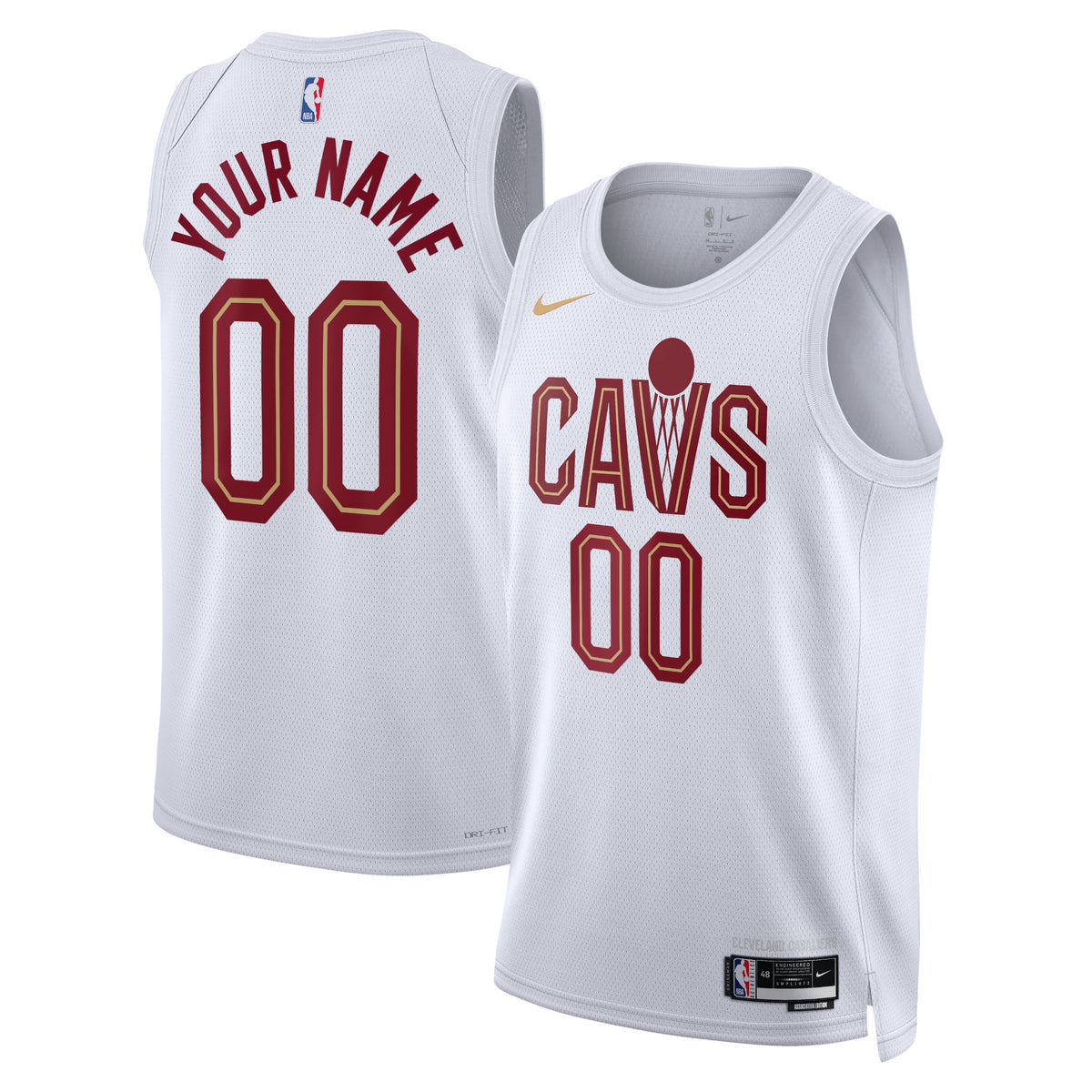Cleveland Cavaliers Association Swingman Basketball Jersey- Custom- Unisex basketball fan jersey