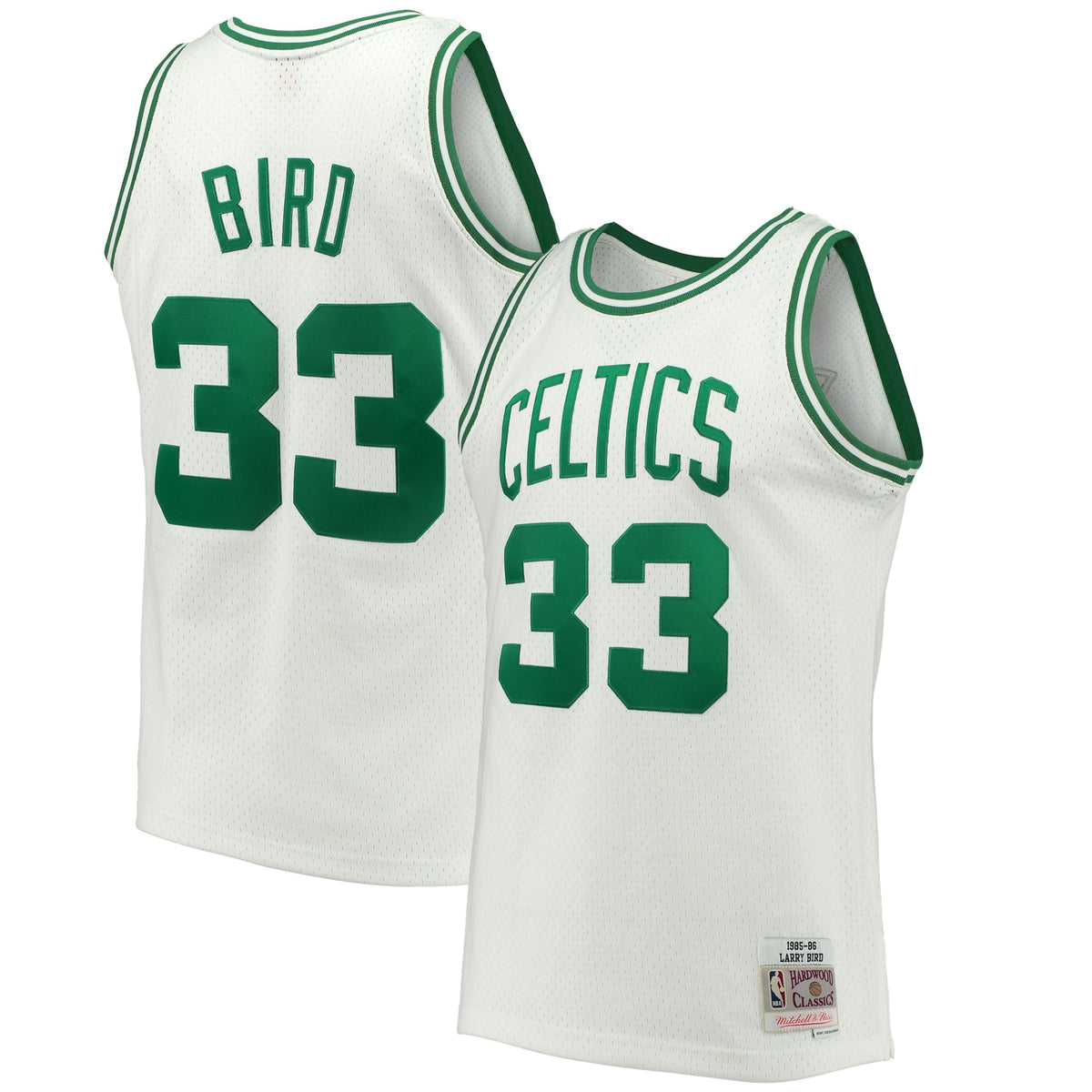 Larry Bird White Boston Celtics 1985- 86 Hardwood Classics Swingman Basketball Jersey basketball fan jersey