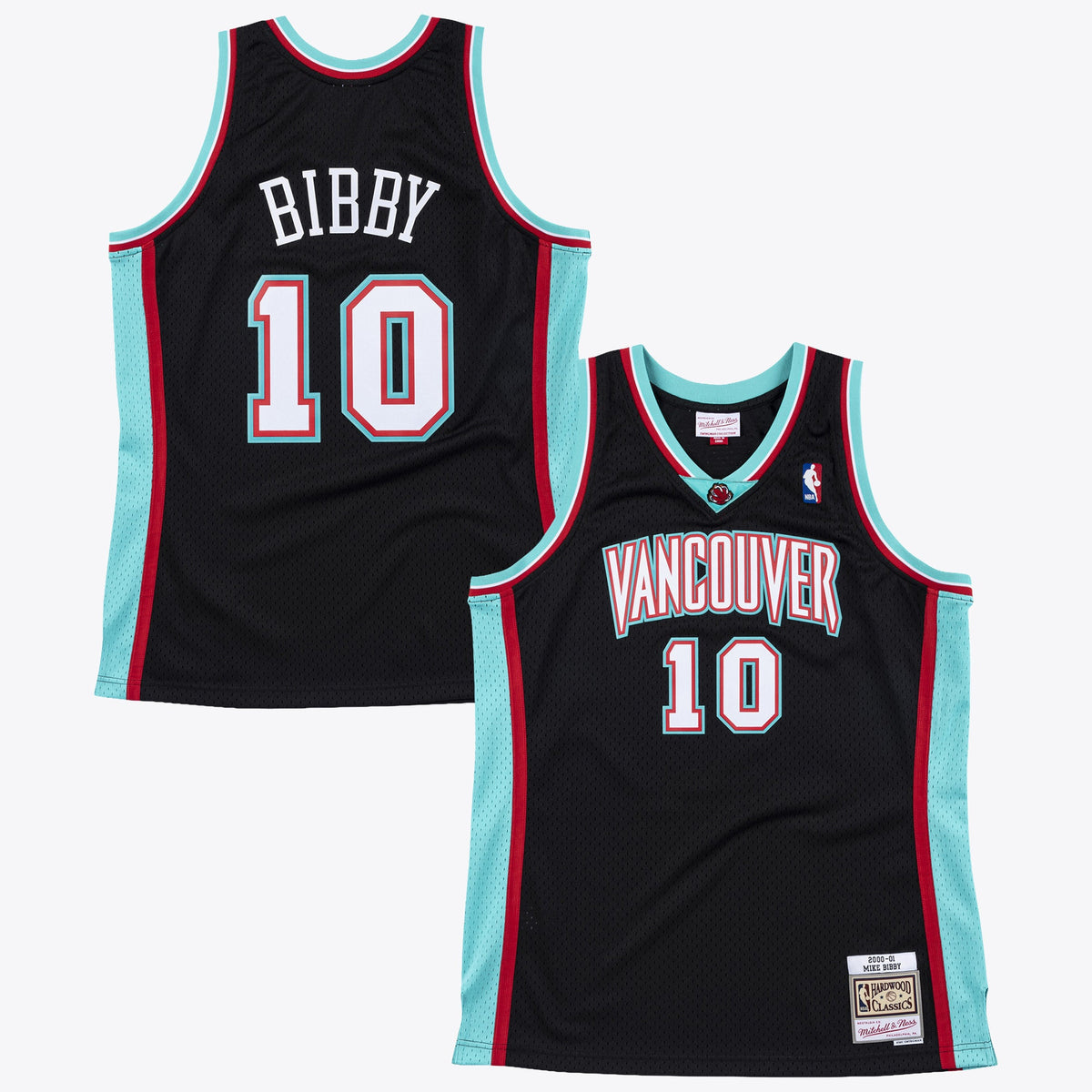 Vancouver Grizzlies Mike Bibby 2000 Swingman Authentic Basketball Jersey- Black basketball fan jersey